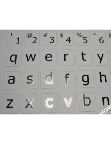 PEGATINA CONVERSOR TECLADO (Gris)