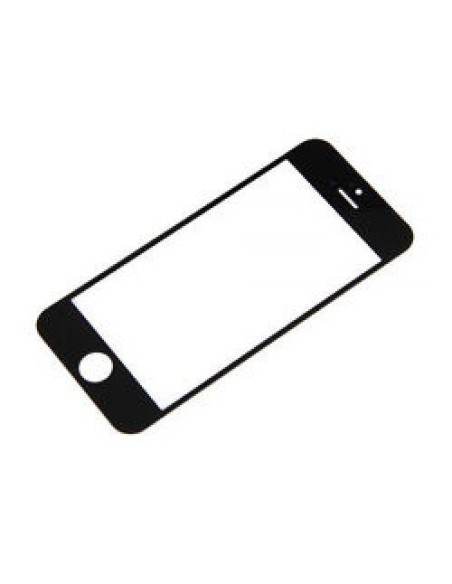 IPHONE 5S PANTALLA CRISTAL FRONTAL NEGRO