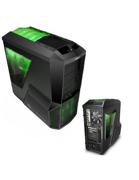 CAJA SHARKOON T9 MIDI ATX VERDE PROVENIENTE DE EXPOSICION