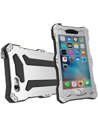 CARCASA EXTREMA PROTECCION IPHONE 5 Plata