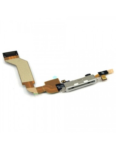 CABLE FLEX con CONECTOR DOCK para IPHONE4S (Negro)