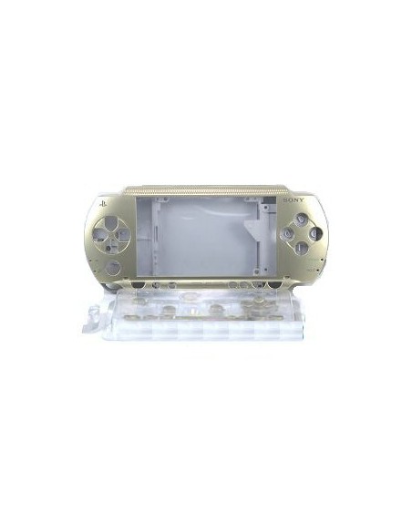 PSP SLIM CARCASA COMPLETA OFICIAL (Dorada Metal)