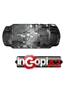 CARCASA TRASERA PSP STREET E1004 Negro