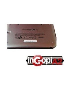 TAPA CUBIERTA TRASERA NINTENDO 3DS XL Gris