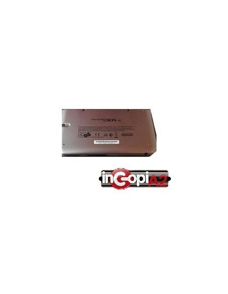 TAPA CUBIERTA TRASERA NINTENDO 3DS XL Gris