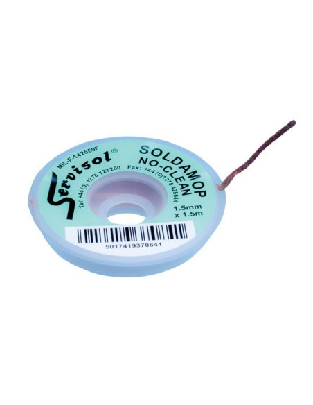MALLA PARA DESOLDAR SOLDAMOP NO-CLEAN 1.5mm x 1.5m