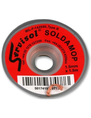 MALLA PARA DESOLDAR SOLDAMOP 1,5m x 1,5m (Red)