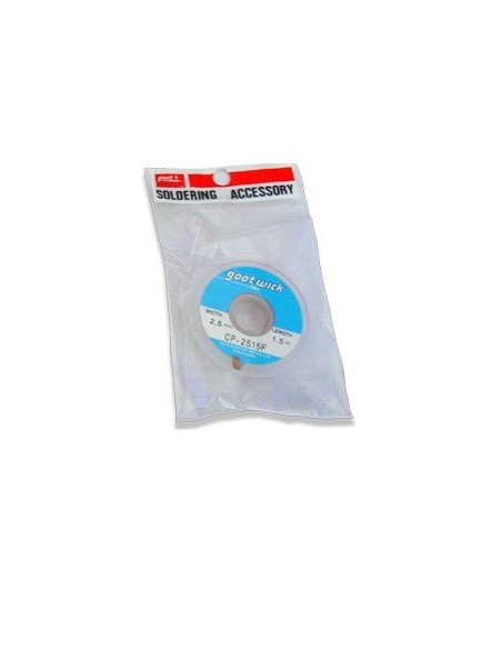 MALLA PARA DESOLDAR 1.5M X 2.5MM (Goot Wick)