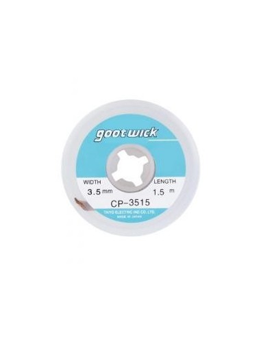 MALLA PARA DESOLDAR 1.5M X 3.5MM (Goot Wick)