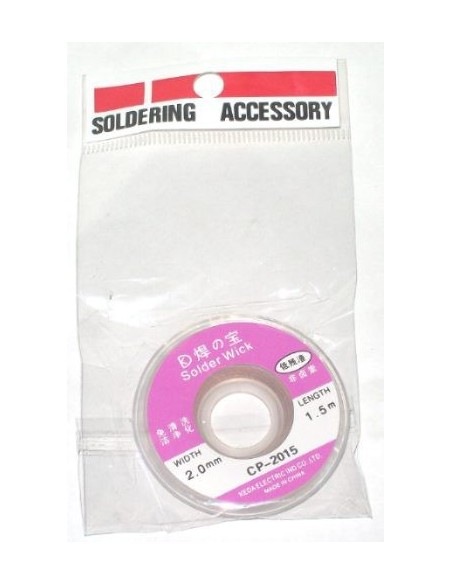 MALLA PARA DESOLDAR 1.5M X 2.0MM (Goot Wick)