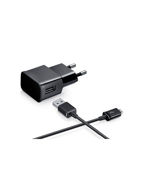 CARGADOR MOVIL SMARTPHONE MICRO USB 2 EN 1