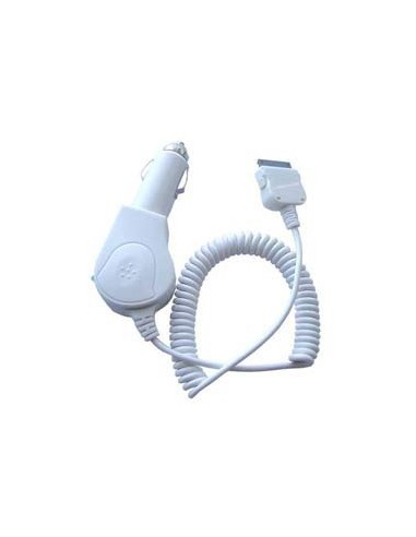 CARGADOR DE COCHE IPOD/IPHONE (blanco)