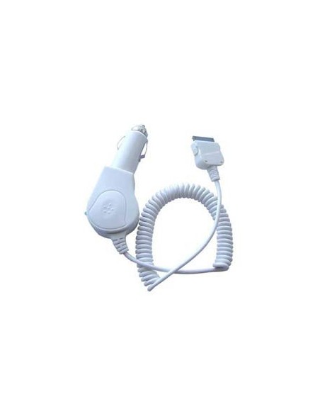 CARGADOR DE COCHE IPOD/IPHONE (blanco)