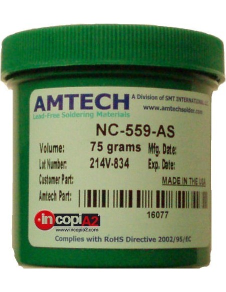 FLUX EN GEL AMTECH 75Gr NC-559-AS-TF (Original)