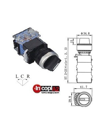 INTERRUPTOR  DOS / TRES POSICIONES
