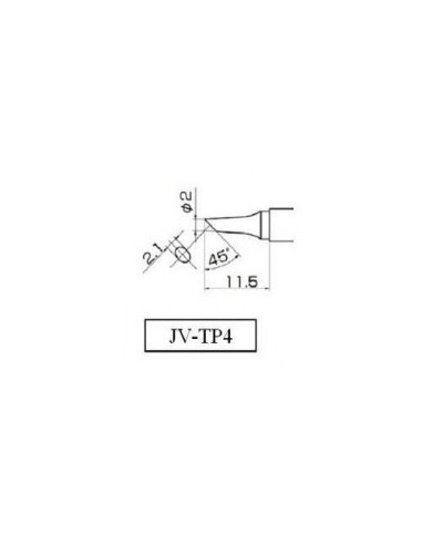PUNTA RESPUESTO ESTACION SOLDADURA JOVY JV-TP4