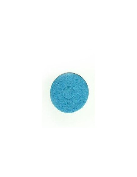 ESPONJA LIMPIEZA SOLDADOR REDONDA 6cm AZUL