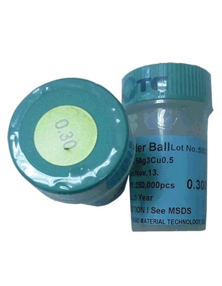 BOTE BOLAS DE ESTAÑO SIN PLOMO (250mil 0.30mm)