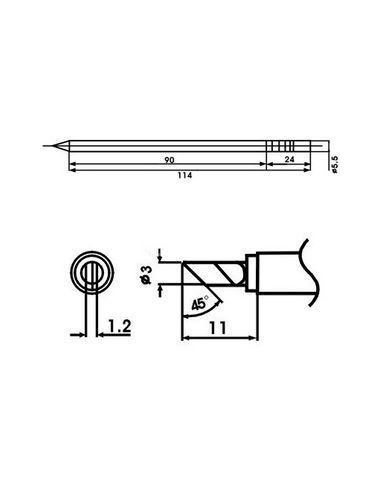 RESISTENCIA SOLDADOR AOYUE WQ-KU