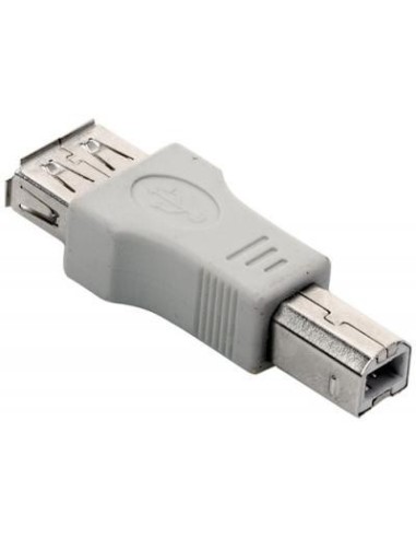 Pack de 5 Unds. ADAPTADOR USB-A Hembra a USB-B Macho