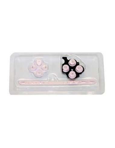 PSP SLIM BOTONERA COMPLETA (Rosa Claro)