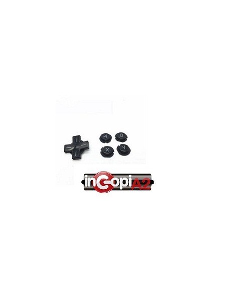 BOTONES NINTENDO DS LITE NEGRO ORIGINAL