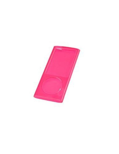 FUNDA SILICONA IPOD NANO 2 + BRAZALETE (Fucsia)