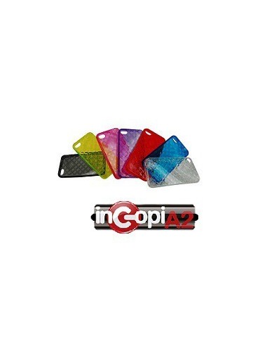 FUNDA GEL IPHONE 4/4S RELIEVE ROSA