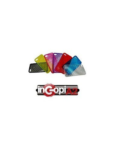 FUNDA GEL IPHONE 4/4S RELIEVE ROJO