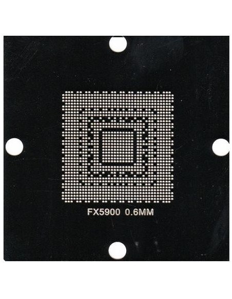 PLANTILLA FX5900 NVIDIA BALL: 0.6MM  90x90 (Stencils)