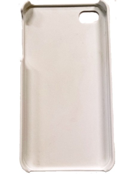 FUNDA PLASTICO DURO BLANCO IPHONE 5/5S