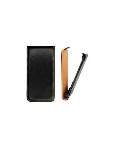 FUNDA DE PIEL SAMSUNG I9500 GALAXY S4 NEGRO