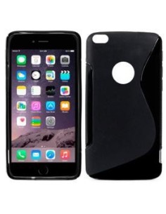 FUNDA SILICONA IPHONE 6 PLUS NEGRO