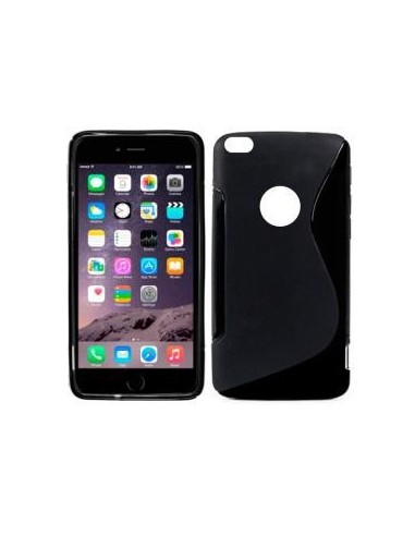 FUNDA SILICONA IPHONE 6 PLUS NEGRO