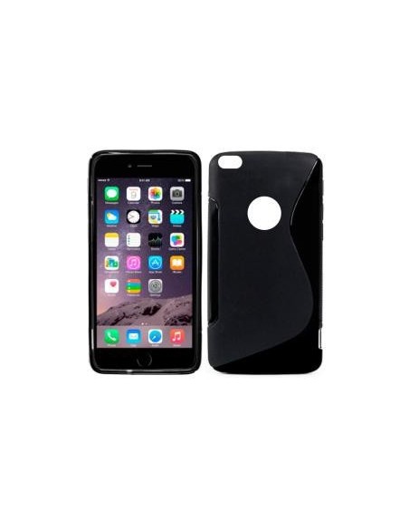 FUNDA SILICONA IPHONE 6 PLUS NEGRO