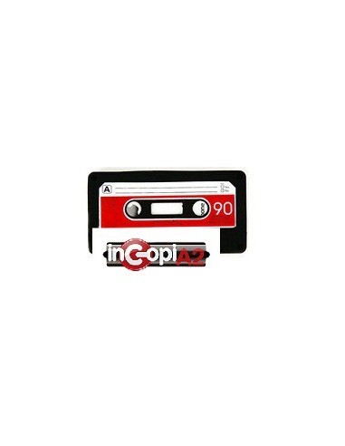FUNDA SILICONA SAMSUNG S3 MINI CASETTE NEGRO