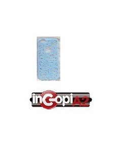 FUNDA PLASTICO IPHONE 4/4S ESPIRALES AZUL
