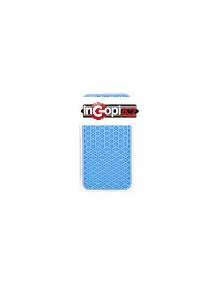 FUNDA SILICONA SAMSUNG S3 MINI FORMAS AZUL