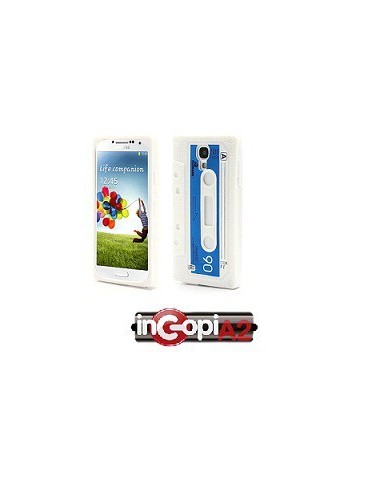 FUNDA SILICONA SAMSUNG GALAXY S4 CASETTE AZUL