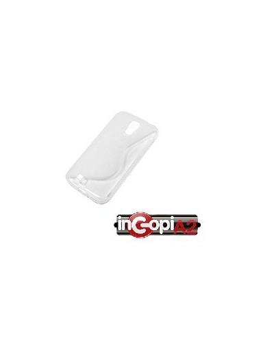 FUNDA GEL TRANSPARENTE SAMSUNG GALAXY S4 BLANCO