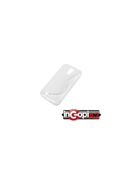 FUNDA GEL TRANSPARENTE SAMSUNG GALAXY S4 BLANCO