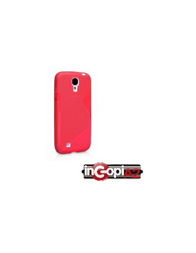 FUNDA GEL TRANSPARENTE SAMSUNG GALAXY S4 ROJO