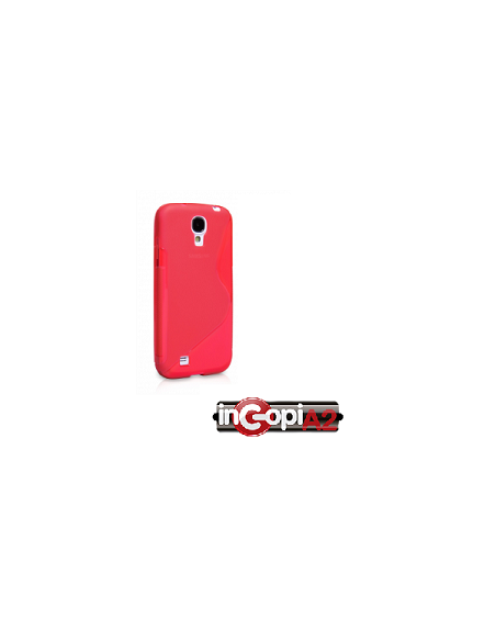 FUNDA GEL TRANSPARENTE SAMSUNG GALAXY S4 ROJO