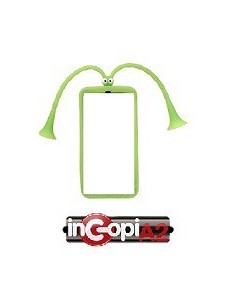 FUNDA SILICONA IPHONE 4/4S SALTAMONTES NARANJA