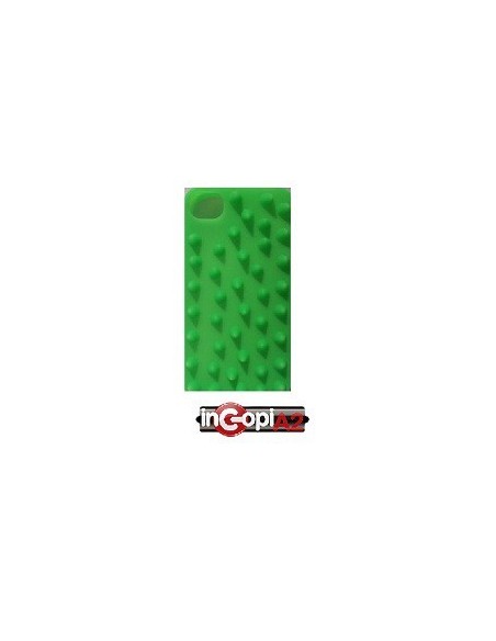 FUNDA SILICONA IPHONE 4/4S PINCHOS VERDE