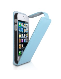 FUNDA PROTECTORA IPHONE 5 AZUL CON IMAN