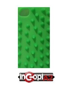 FUNDA SILICONA IPHONE 4/4S PINCHOS NARANJA