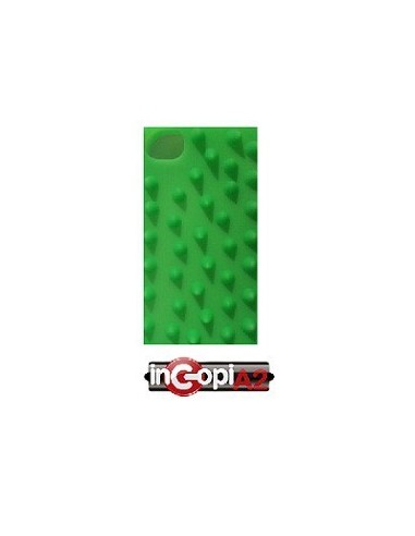 FUNDA SILICONA IPHONE 4/4S PINCHOS NARANJA