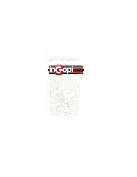 CARCASA SAMSUNG GALAXY S4 ROSAS BLANCO