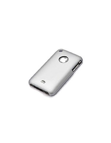 IPHONE 3G TAPA PROTECTORA TRASERA RIGIDA (Plata)